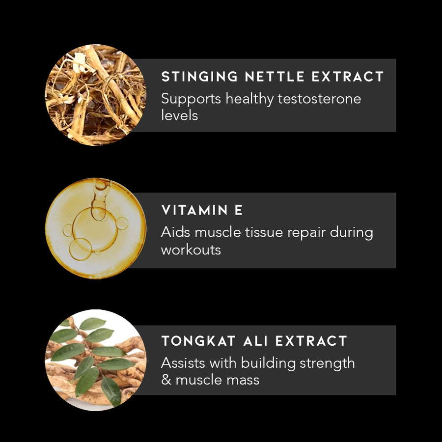 Level Up by Modern Man - Men's testosterone supplement with natural ingredients