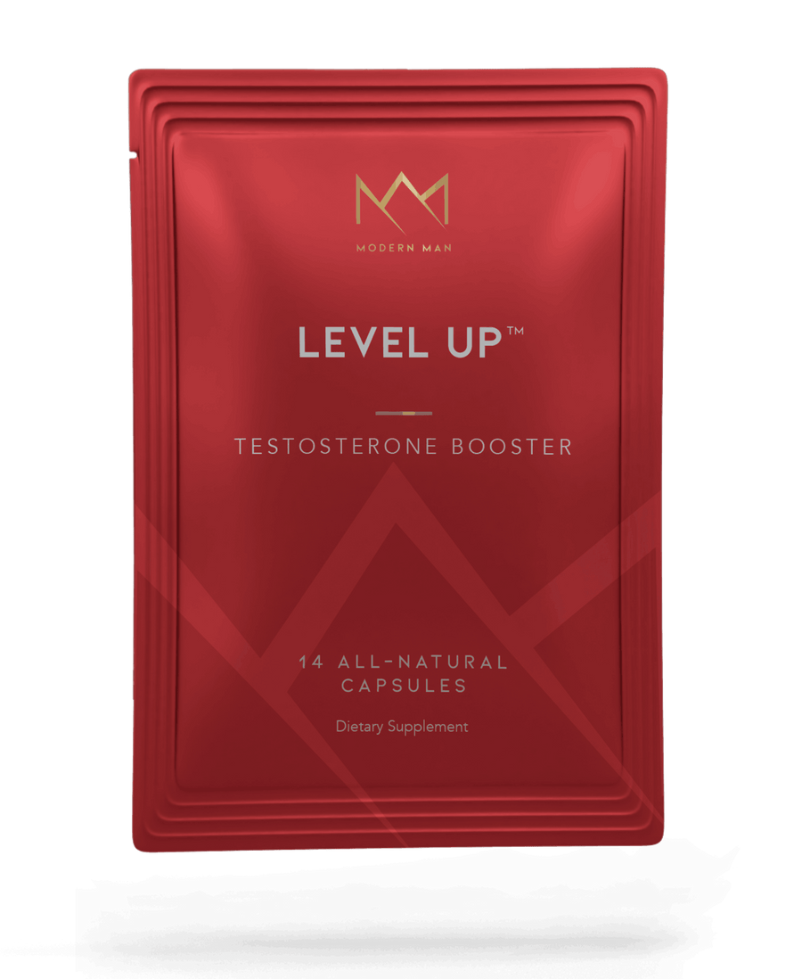Level Up by Modern Man - Natural testosterone booster supplement for men