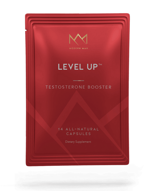 Level Up by Modern Man - Natural testosterone booster supplement for men