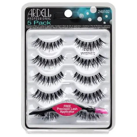 Demi Wispies Black – 5 pairs