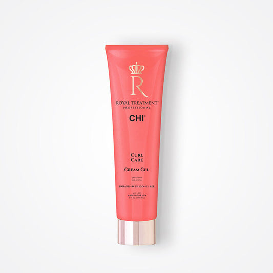 CHI Royal Treatment Curl Care Cream Gel Hydrating Styling Gel for Defined, Frizz‑Free Curls 5 fl oz