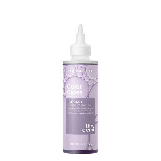 ポールミッチェル デミカラー グロス パールアッシュ デポジットのみのヘアカラー トーンと輝きを強化 6.4 fl oz
