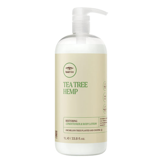 Tea Tree Hemp Restoring Conditioner & Body Lotion 33.8 fl oz