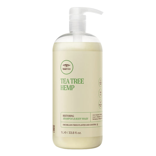Tea Tree Hemp Restoring Shampoo & Body Wash 33.8 fl oz