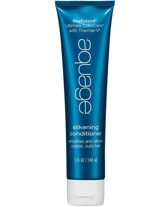AQUAGE Silkening Conditioner, Dual Color Protection & Softening Formula for Manageable Hair, 5 fl oz