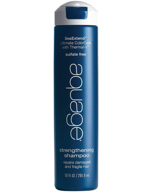 AQUAGE Strengthening Shampoo, Color-Safe & Heat Protective Formula, Travel Size 10 fl oz