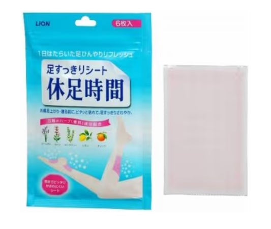 Kyusoku Jikan Cooling Leg Sheets (6 Sheets)