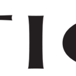 A black background with the word " ticker ".