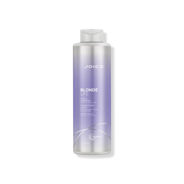 A bottle of joico blonde life shampoo.