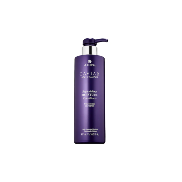 A bottle of conditioner is shown.