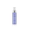 A bottle of facial mist with blue and silver cap.