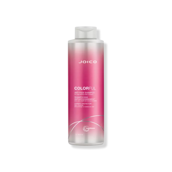 A bottle of color care shampoo