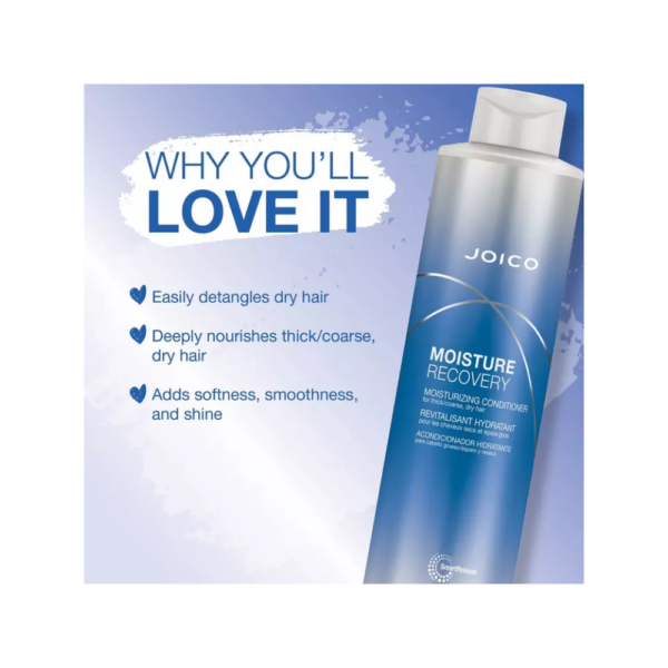 A bottle of hair conditioner is shown with the text " why you 'll love it ".