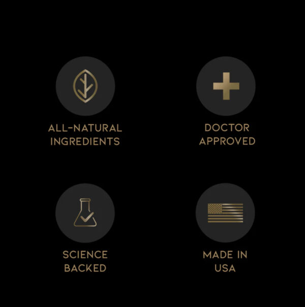 A black background with four different icons on it.